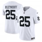 Las Vegas Raiders #25 Fred Biletnikoff White Limited Stitched Jersey