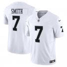 Las Vegas Raiders #7 Geno Smith White Limited Stitched Jersey