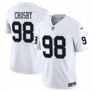 Las Vegas Raiders #98 Maxx Crosby White Limited Stitched Jersey