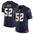Los Angeles Chargers #52 Khalil Mack Navy Limited Stitched Jersey
