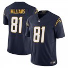 Los Angeles Chargers #81 Mike Williams Navy Limited Stitched Jersey