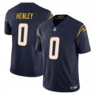 Los Angeles Chargers #0 Daiyan Henley Navy Limited Stitched Jersey