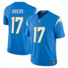 Los Angeles Chargers #17 Philip Rivers Powder Blue Limited Stitched Jersey