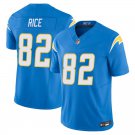 Los Angeles Chargers #82 Brenden Rice Powder Blue Limited Stitched Jersey