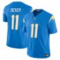 Los Angeles Chargers #11 Cameron Dicker Powder Blue Limited Stitched Jersey