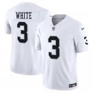 Las Vegas Raiders #3 Zamir White White Limited Stitched Jersey