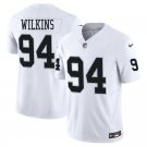 Las Vegas Raiders #94 Christian Wilkins White Limited Stitched Jersey