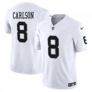 Las Vegas Raiders #8 Daniel Carlson White Limited Stitched Jersey