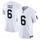 Las Vegas Raiders #6 AJ Cole White Limited Stitched Jersey
