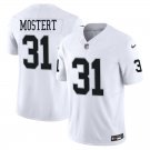 Las Vegas Raiders #31 Raheem Mostert White Limited Stitched Jersey
