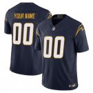 Los Angeles Chargers #00 Custom Name And Number Navy Limited Stitched Jersey
