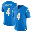 Los Angeles Chargers #4 Taylor Heinicke Powder Blue Limited Stitched Jersey