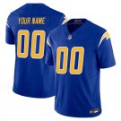 Los Angeles Chargers #00 Custom Name And Number Royal Blue Limited Stitched Jersey