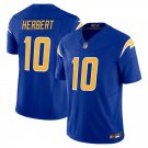 Los Angeles Chargers #10 Justin Herbert Royal Blue Limited Stitched Jersey