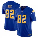 Los Angeles Chargers #82 Brenden Rice Royal Blue Limited Stitched Jersey