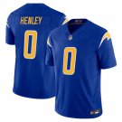 Los Angeles Chargers #0 Daiyan Henley Royal Blue Limited Stitched Jersey