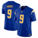 Los Angeles Chargers #9 Tre Harris Royal Blue Limited Stitched Jersey