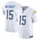Los Angeles Chargers #15 Ladd McConkey White Limited Stitched Jersey