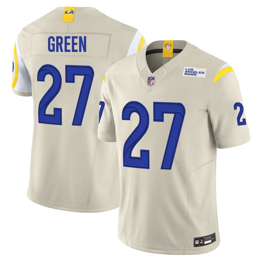 Los Angeles Rams #27 A.J. Green Bone Limited Stitched Jersey