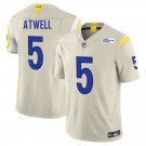 Los Angeles Rams #5 Tutu Atwell Bone Limited Stitched Jersey