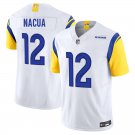 Los Angeles Rams #12 Puka Nacua White Limited Stitched Jersey