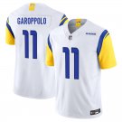 Los Angeles Rams #11 Jimmy Garoppolo White Limited Stitched Jersey