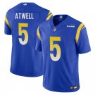 Los Angeles Rams #5 Tutu Atwell Royal Blue Limited Stitched Jersey