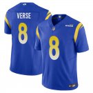 Los Angeles Rams #8 Jared Verse Royal Blue Limited Stitched Jersey