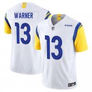 Los Angeles Rams #13 Kurt Warner White Limited Stitched Jersey