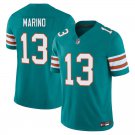 Miami Dolphins #13 Dan Marino Aqua Alternate Limited Stitched Jersey