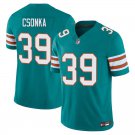 Miami Dolphins #39 Larry Csonka Aqua Alternate Limited Stitched Jersey