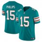 Miami Dolphins #15 Jaelan Phillips Aqua Alternate Limited Stitched Jersey