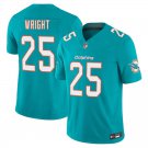 Miami Dolphins #25 Jaylen Wright Aqua Limited Stitched Jersey