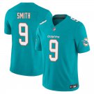 Miami Dolphins #9 Jonnu Smith Aqua Limited Stitched Jersey