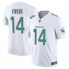 Miami Dolphins #14 Quinn Ewers White Limited Stitched Jersey