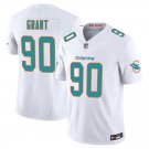 Miami Dolphins #90 Kenneth Grant White Limited Stitched Jersey