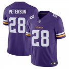 Minnesota Vikings #28 Adrian Peterson Purple Limited Stitched Jersey