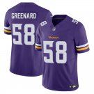 Minnesota Vikings #58 Jonathan Greenard Purple Limited Stitched Jersey