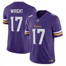 Minnesota Vikings #17 Ryan Wright Purple Limited Stitched Jersey