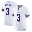 Minnesota Vikings #3 Jordan Addison White Limited Stitched Jersey