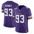 Minnesota Vikings #93 John Randle Purple Limited Stitched Jersey