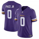 Minnesota Vikings #0 Ivan Pace Jr Purple Limited Stitched Jersey