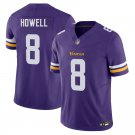 Minnesota Vikings #8 Sam Howell Purple Limited Stitched Jersey