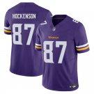 Minnesota Vikings #87 T.J. Hockenson Purple Limited Stitched Jersey