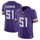 Minnesota Vikings #51 Blake Cashman Purple Limited Stitched Jersey