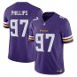 Minnesota Vikings #97 Harrison Phillips Purple Limited Stitched Jersey