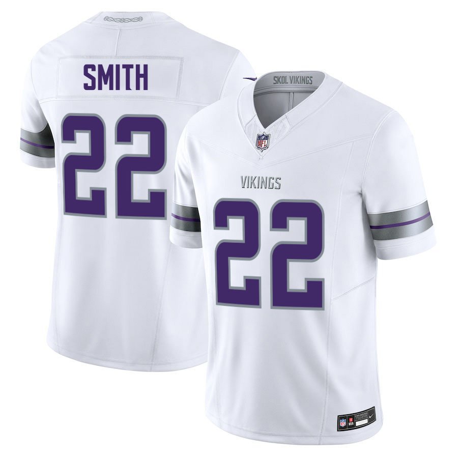 Minnesota Vikings #22 Harrison Smith White Limited Stitched Jersey