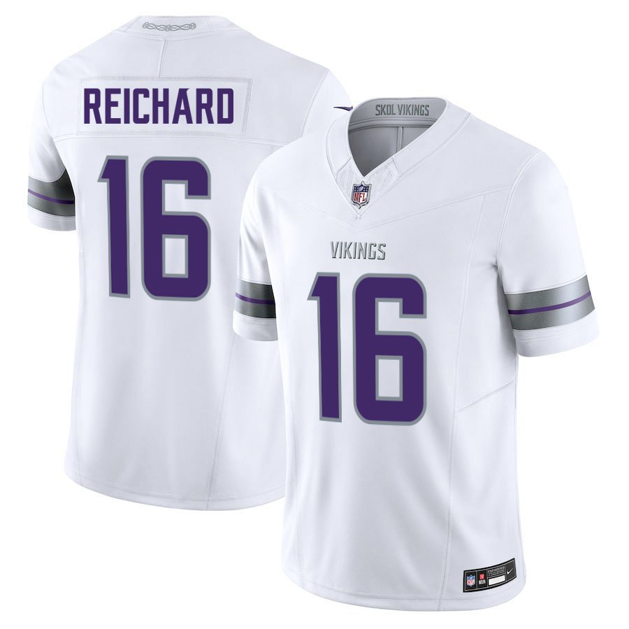 Minnesota Vikings #16 Will Reichard White Limited Stitched Jersey