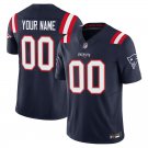 New England Patriots #00 Custom Name And Number Navy Limited Stitched Jersey