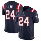 New England Patriots #24 Ty Law Navy Limited Stitched Jersey